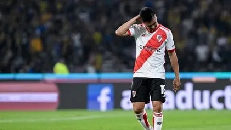 Pésima noticia para River: el Pity Martínez se volvió a romper el ligamento cruzado