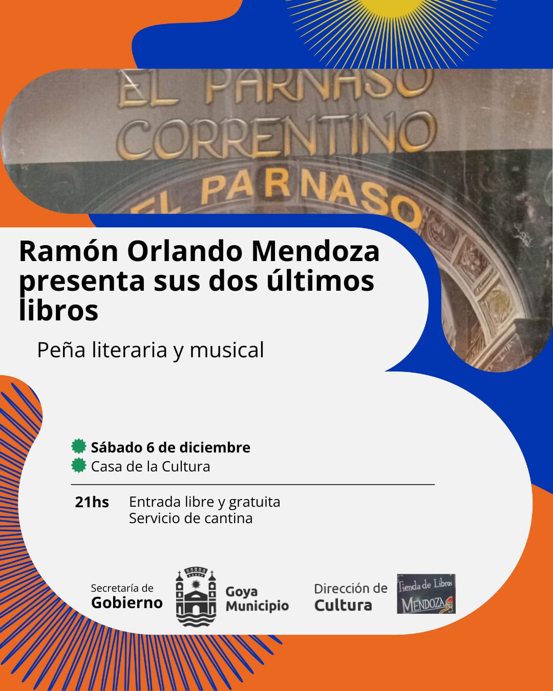 PEÑA LITERARIA Y MUSICAL: RAMÓN ORLANDO MENDOZA PRESENTA SUS DOS ÚLTIMOS LIBROS
