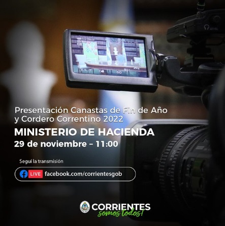 SALÓN DE ACUERDOS: Hacienda presentará la Canasta de Fin de año y el Cordero Correntino 2022