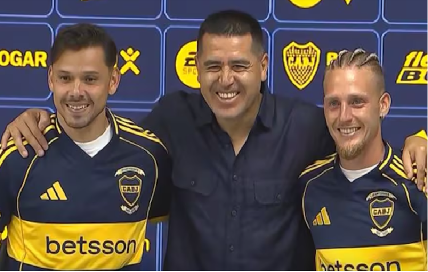 Boca presentó a sus refuerzos: de la “promesa” de Ángel Romero al “no a River” de Santiago Ascacibar