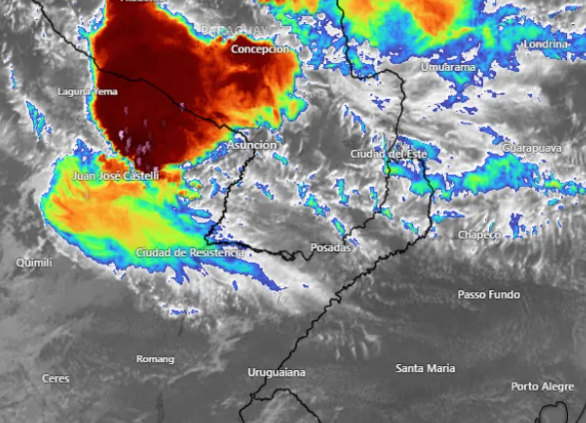 Emitieron Alerta Amarilla por lluvias y tormentas para Corrientes