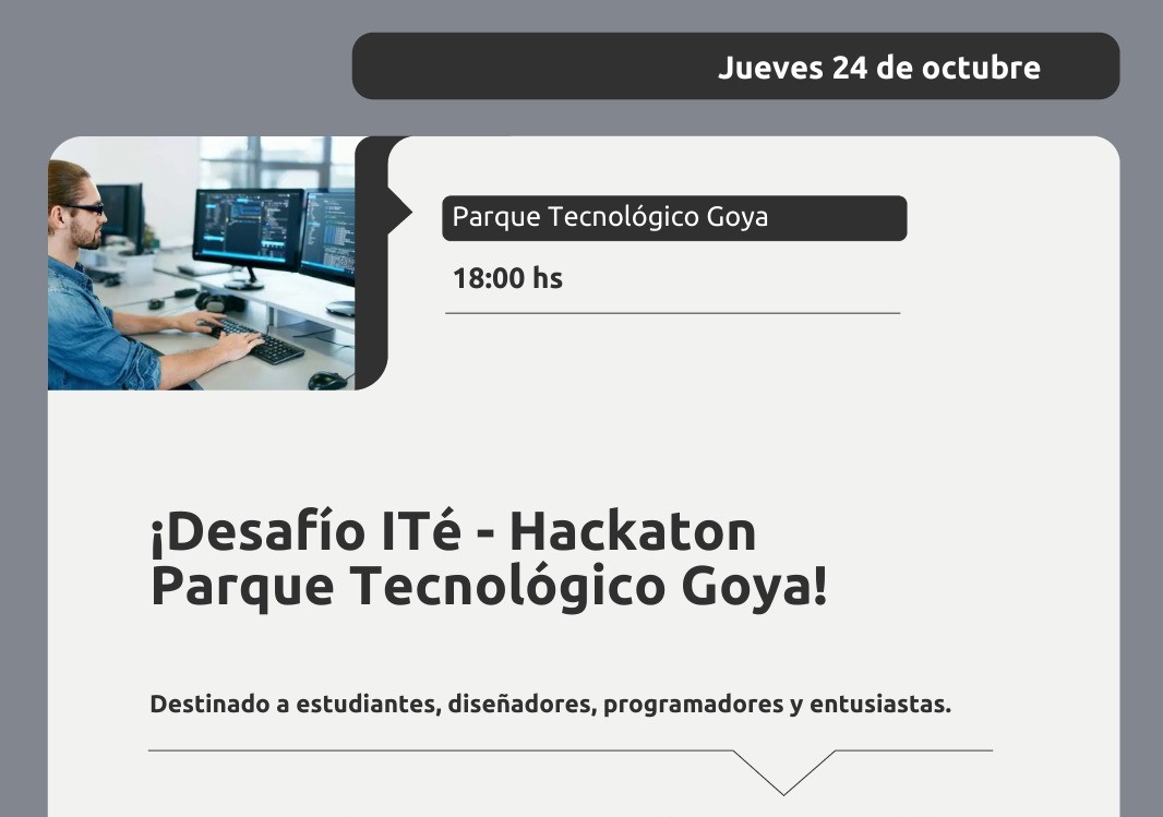 DESAFÍO ITE HACKATON EN EL PARQUE TECNOLÓGICO GOYA