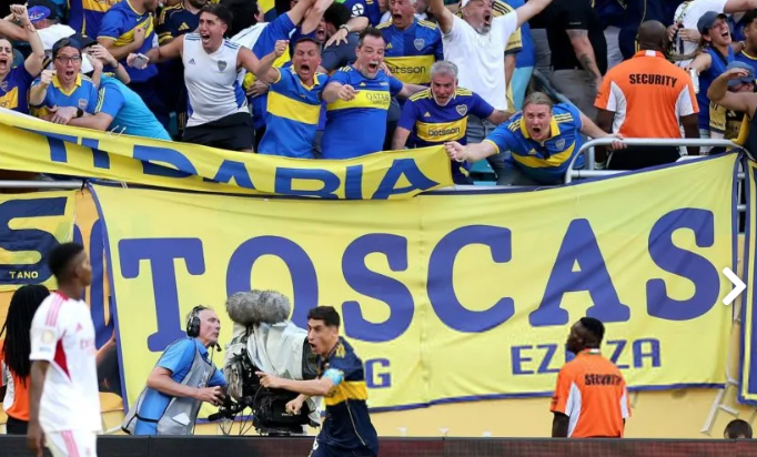 BOCA EMPATÓ 2-2 CON BENFICA EN SU DEBUT EN EL MUNDIAL DE CLUBES