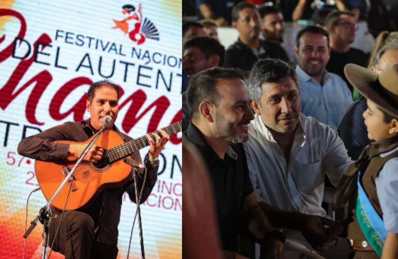 EL GOBERNADOR VALDÉS ASISTIÓ AL FESTIVAL NACIONAL DEL AUTÉNTICO CHAMAMÉ TRADICIONAL