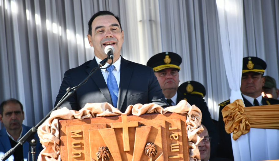 VALDÉS ACOMPAÑÓ AL PUEBLO DE SAN LUIS DEL PALMAR EN UN NUEVO ANIVERSARIO DE FUNDACIÓN