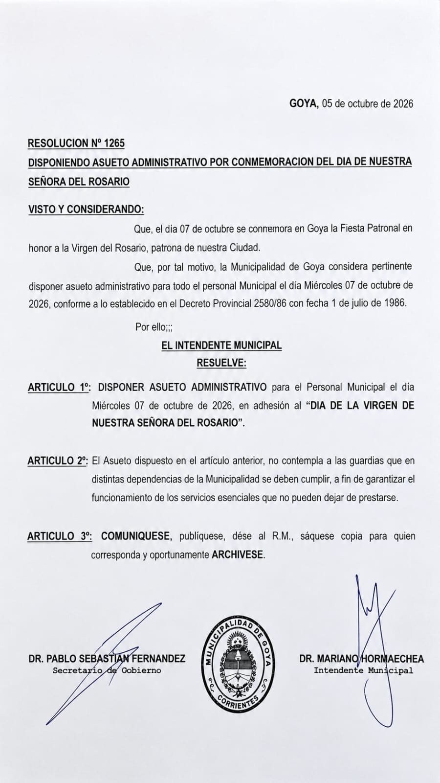 resolucion 1265