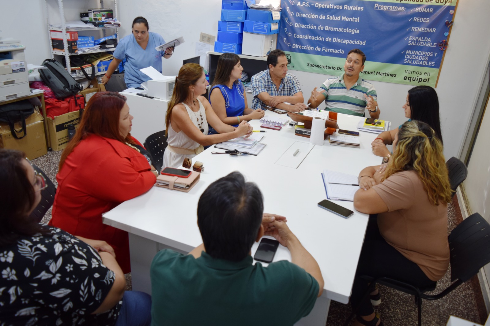 REUNIÓN EN APS PARA ATENDER ASPECTOS RELACIONADOS A LA SALUD MENTAL