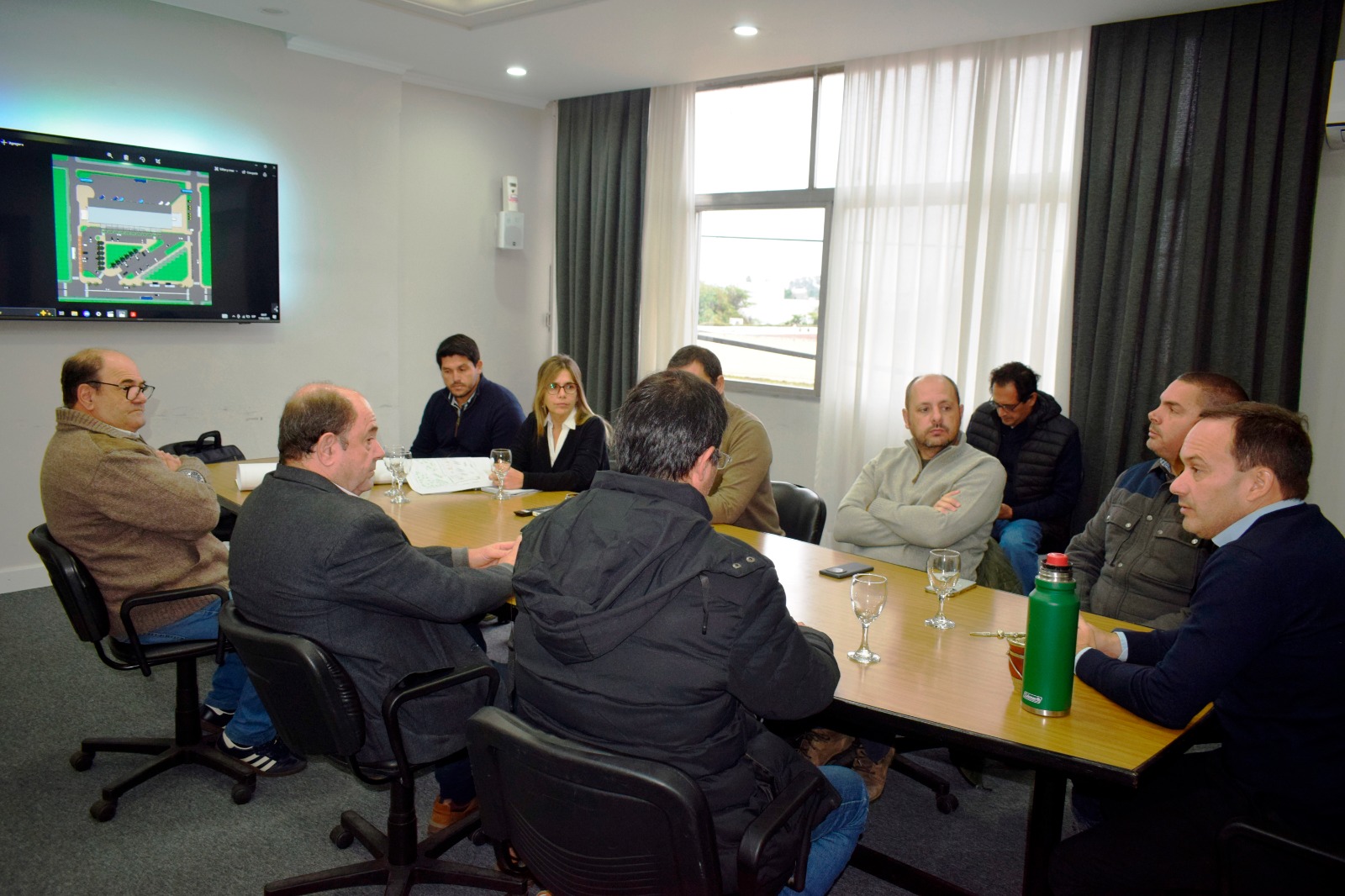 NUEVA TERMINAL DE GOYA: HORMAECHEA PRESENTÓ EL PROYECTO A EMPRESARIOS DE TRANSPORTE