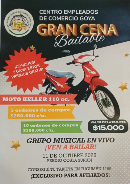 GRAN CENA BAILABLE DEL CENTRO DE EMPLEADOS DE COMERCIO
