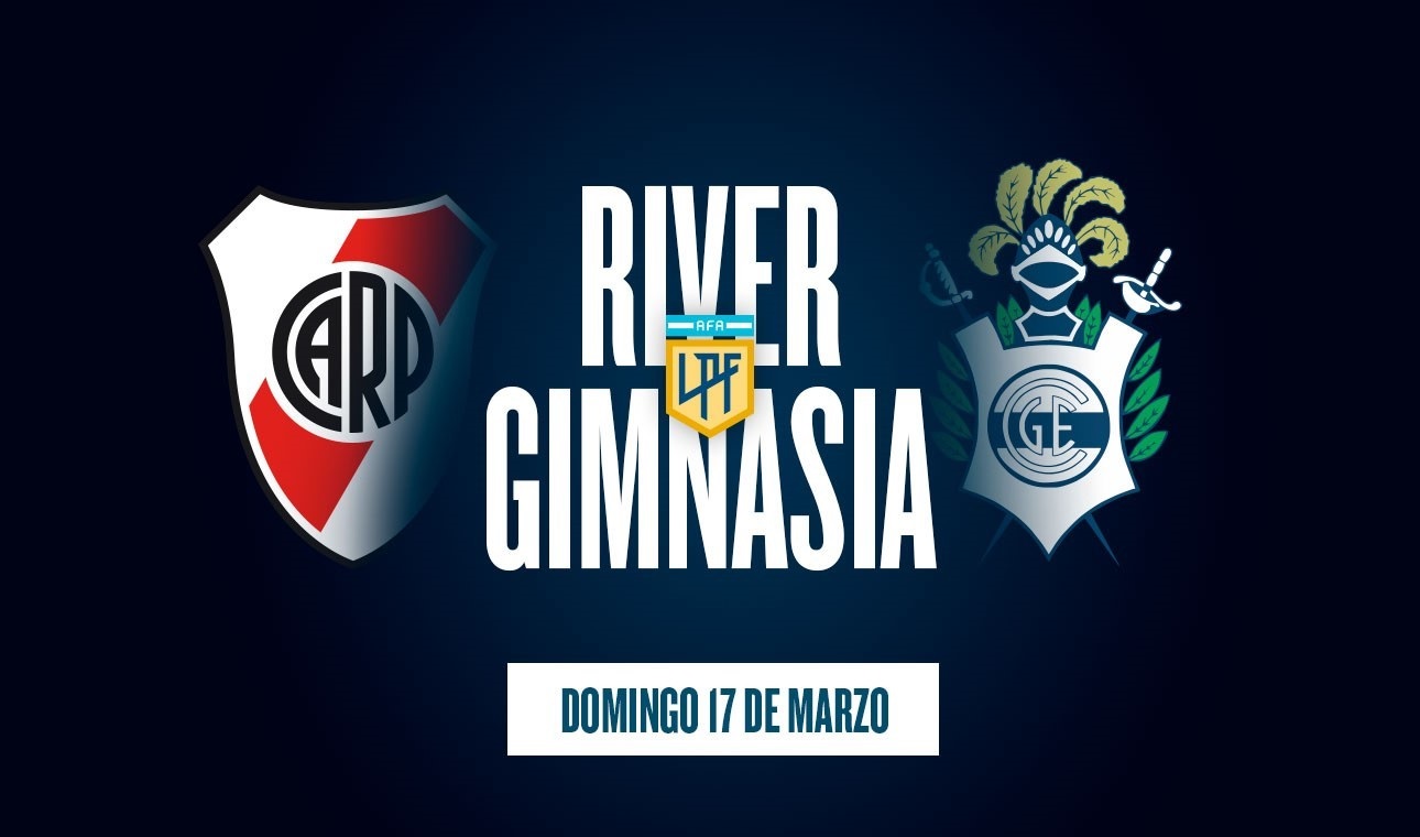 Hoy River vs. Gimnasia: a qué hora juegan y posible formación