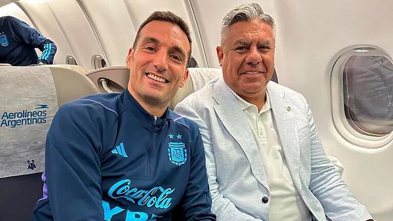 Lionel Scaloni se reunió con Claudio Tapia en el predio de la AFA: los temas que abordaron y el cálido mensaje del dirigente