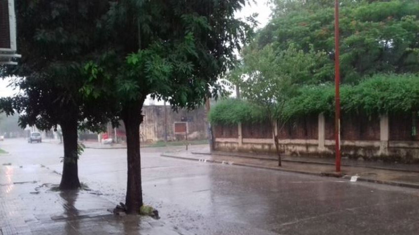LA LLUVIA CAIDA EN LA CIUDAD DE GOYA FUE DE 35 MILIMETROS