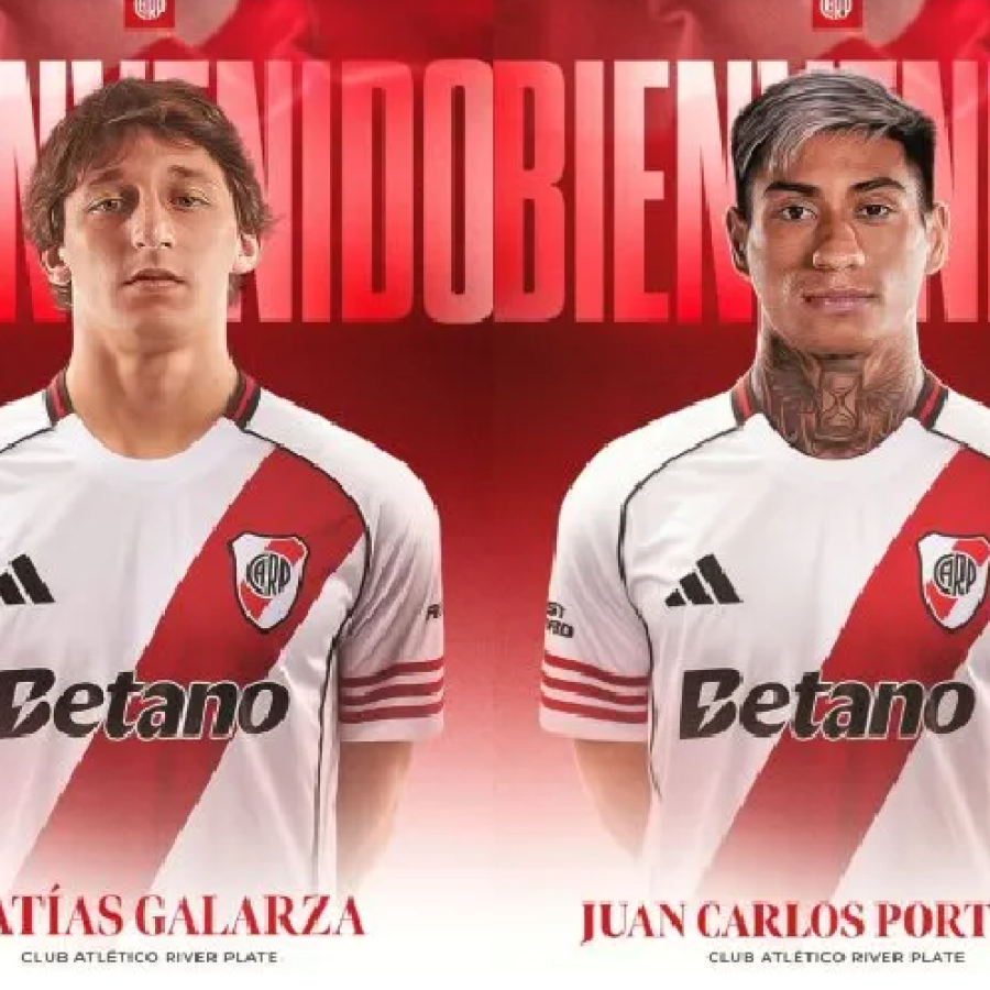 Matías Galarza Fonda y Juan Carlos Portillo fueron presentados en River: cuándo debutan