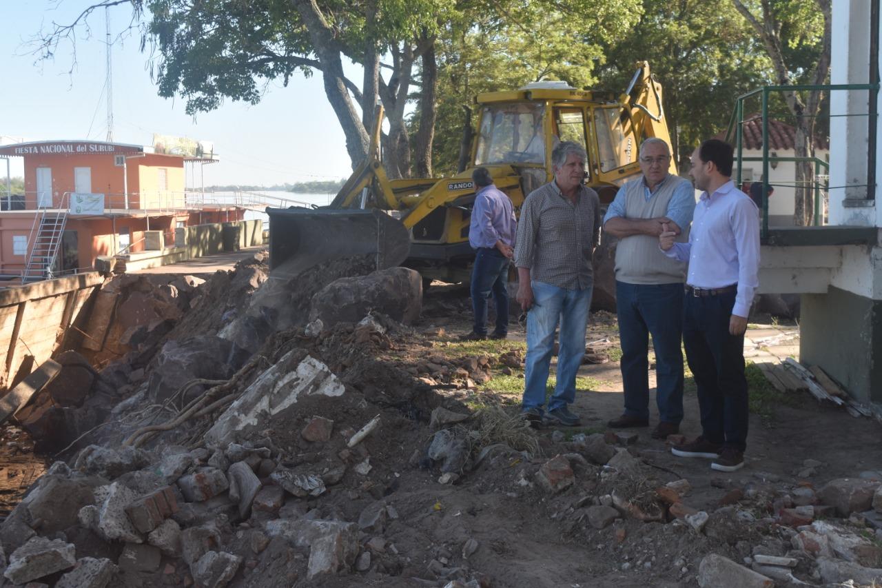 trabajos derrumbe costanera