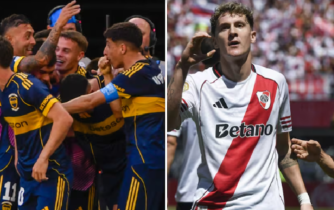 Boca y River debutan en el Torneo Clausura este domingo: a qué hora juegan