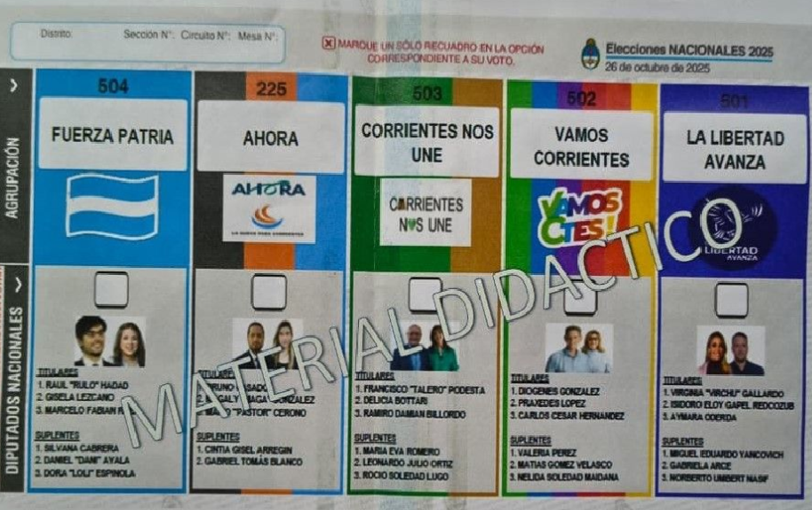 Guía rápida para votar con Boleta Única Papel (BUP) en Corrientes y cómo consultar el padrón