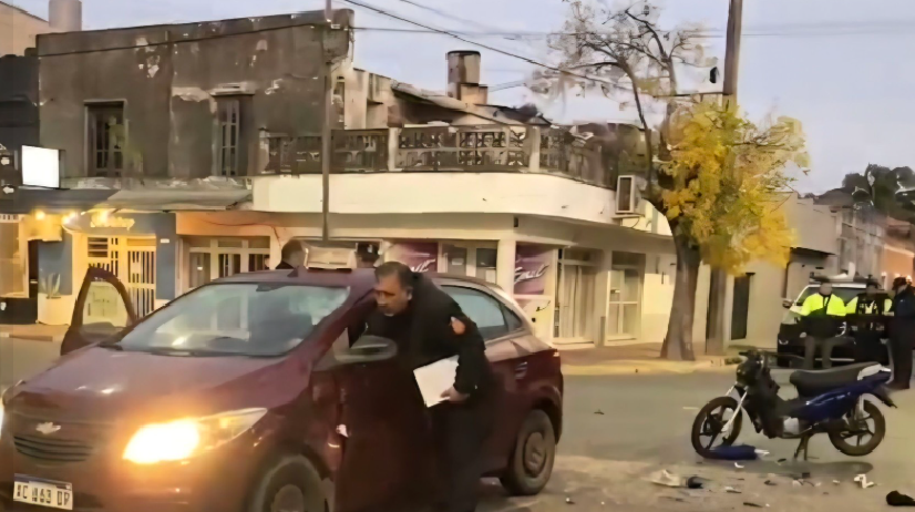 MAÑANA TRÁGICA EN GOYA: MOTOCICLISTA MURIÓ TRAS CHOCAR CON UN REMIS 