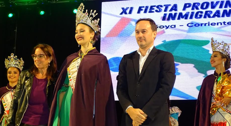 BRISA AYELEN BUZZELATTO FUE ELEGIDA REINA DE LA FIESTA PROVINCIAL DEL INMIGRANTE   