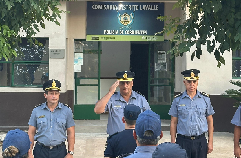 ASUMIÓ UN NUEVO JEFE EN LA COMISARÍA DE LAVALLE